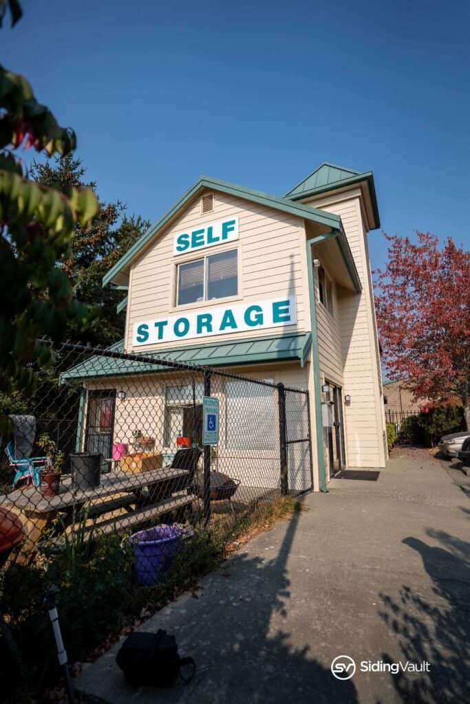 Commercial siding job after hdr
